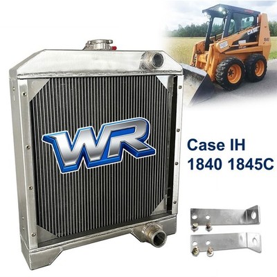 Aluminum Radiator For Case 1840 1845C Models Skid Steer Loader 1347609C1 1A12192