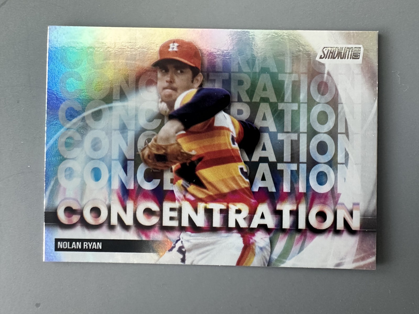 2025 Topps Stadium Club Concentration Nolan Ryan #C-8 Houston Astros