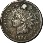 1868 Indian Head Cent — photo from another recent sale