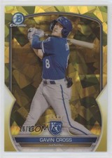 2023 Bowman Chrome Sapphire Edition Prospects Yellow 26/50 Gavin Cross 1e3