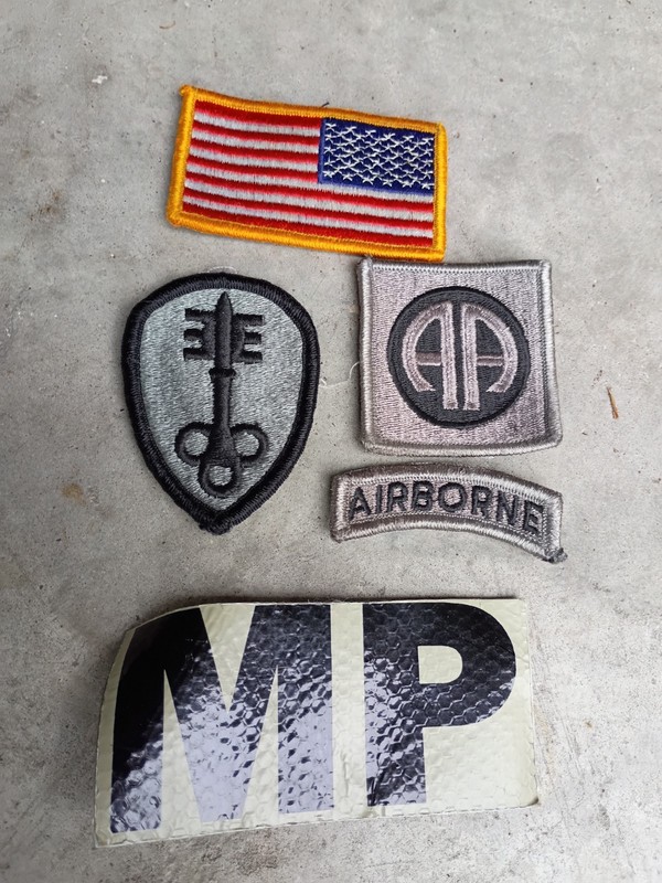 US Military Hook N Loop Patches USA