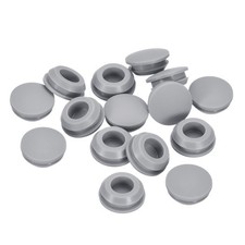 26 Pcs Silicone Hole Plug, Gray Fit for Bottle Pipes 12-13mm Inner Diameter