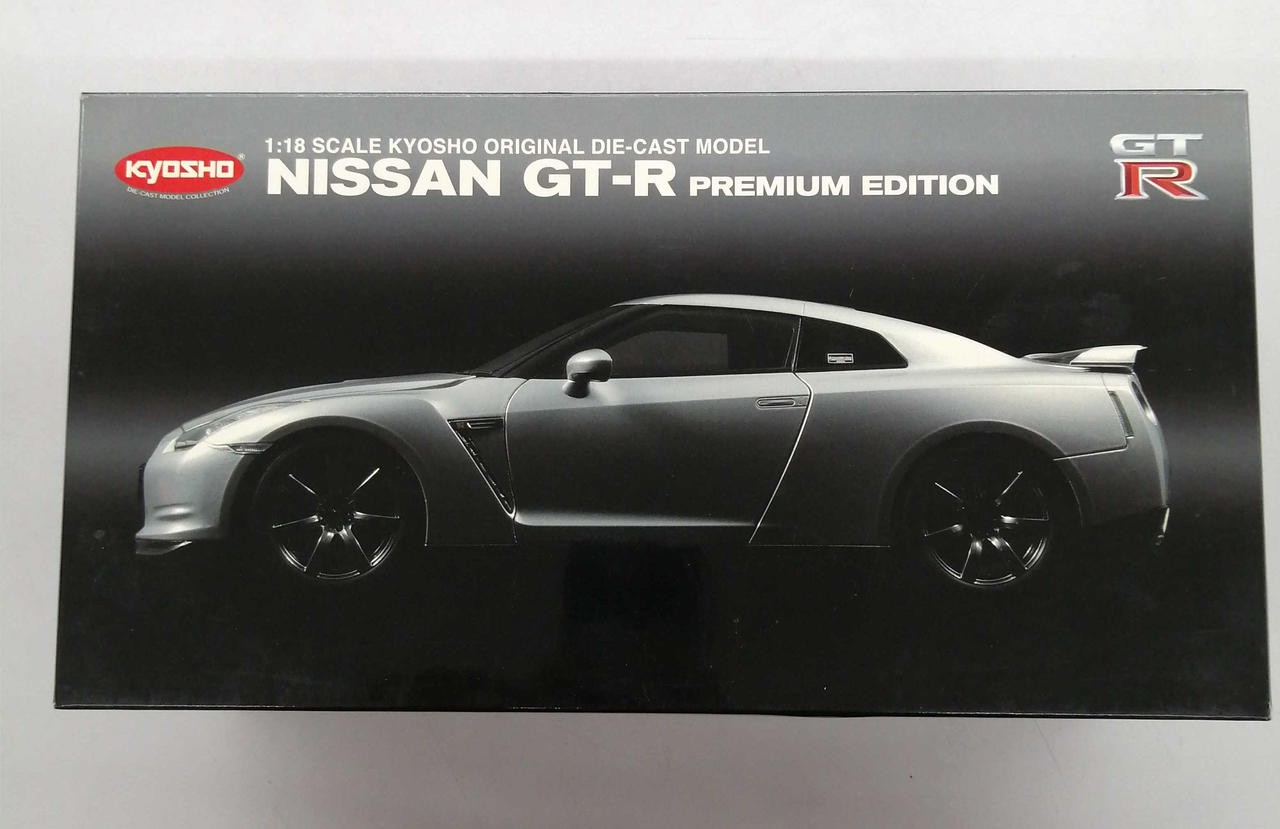 Kyosho Nissan GT-R 2008 Premium Edition Ultimate Metal Silver 08473S