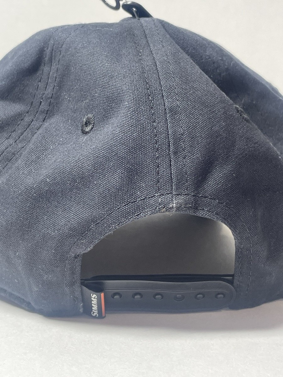 Casquette Simms Fish It Well Noire, Taille Unique, Toile, Brodée - Neuve Avec étiquette