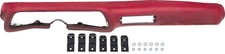 1970-78 Camaro; Dash Pad; with AC; Carmine Red; Made in USA