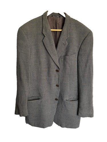 Armani Collezioni, GIORGIO ARMANI LE COLLEZIONI Made in Italy Vintage Linen Men’s Jacket Blazer 40L