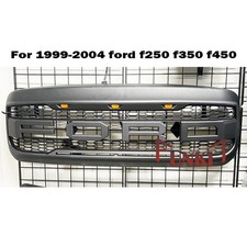 Front Grille For 1999-2004 Ford F250 F350 Super Duty Raptor Style Grill Wletter Front Grille For 1999-2004 Ford F250 F350 Super Duty Raptor Style Grill Wletter