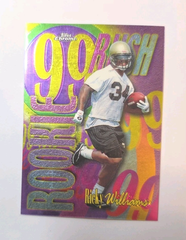 1999 Topps Chrome - All-Etch Ricky Williams #AE30 Refractor (RC)