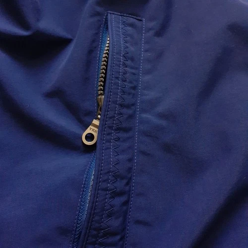 Lands' End Men's Zip Up Nylon Jacket with Mesh Lining & Hood Blue Size L (42-44) image 9