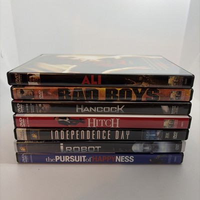 Will Smith DVD Bundle Lot Of 7 Movies - Nice Collection Of DVDs