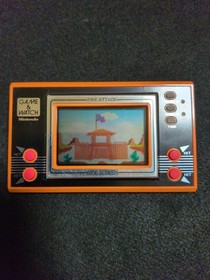 Nintendo Game & Watch Wide Screen Fire Attack Handheld Game with Manual