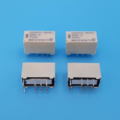 10PCS   G6S-2 DC5V 8-Pin DPDT PCB Mount Mini Signal Relay *mp