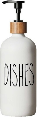 Soap Dispenser,Dish Soap Dispenser for Kitchen Sink.Glass Hand Soap Dispenser,