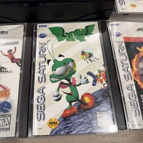 Sega Saturn Console w/ 2 Controllers Cables  Tested Working 1996 and game bundle