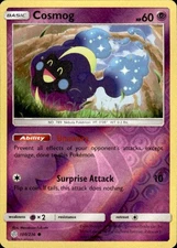 Pokemon Reverse Holo Cosmog SM - Cosmic Eclipse 100/236 LP