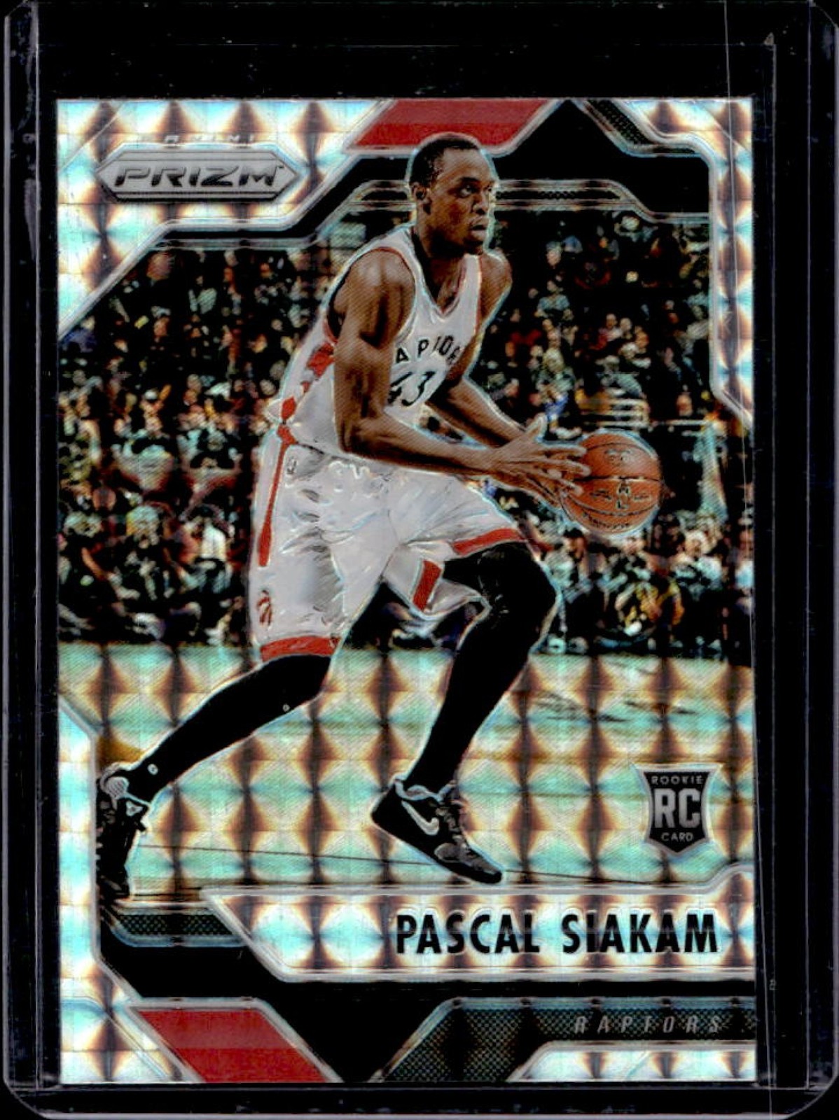 2016-17 Panini Mosaic Prizm Pascal Siakam RC Rookie #72 Raptors