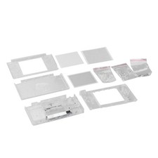 Top/Botton Housing Shell Lens Cover Screws Slot Cover Set For Nintendo DS NDSL
