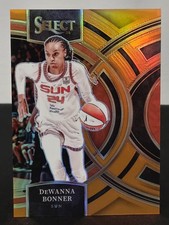 DeWanna Bonner 2024 Panini Select WNBA #129 Prizms Orange #/125