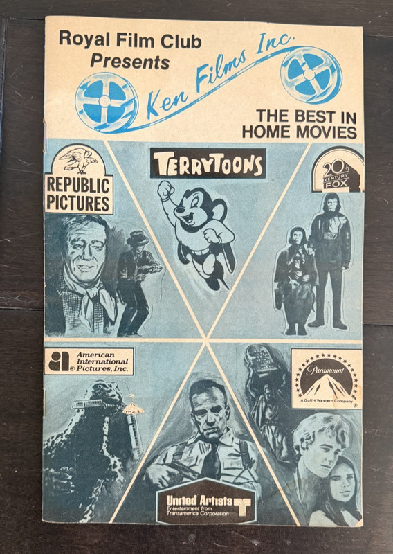 Godzilla Terrytoons Ken Films Inc Best Home Movies Planet Apes Royal Film Club