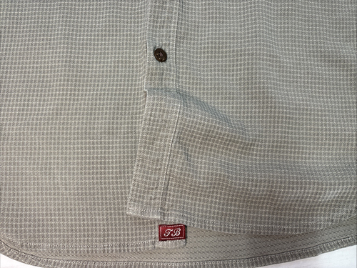 100% Silk - XLarge TOMMY BAHAMA Long Sleeve Shirt - Light Green, Square Patterns - Picture 5 of 7