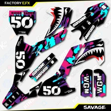 Nebula Savage Camo Racing Graphics Kit fits 17-24 Husqvarna TC50 TC 50 Sticker