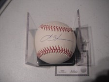 Lance Berkman Signed ML Selig Baseball Cardinals Astros Yankees Certed TriStar