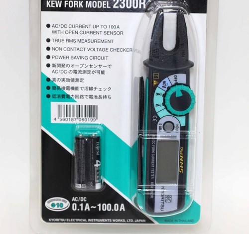 Kyoritsu Fork Current Tester MODEL2300R Conductor Size Up to phi10mm Japan New - Picture 3 of 7
