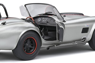1965 AC SHELBY COBRA 427 MK II CUSTOM SILVER STRIPES 1:18 by