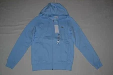 Authentic Lacoste Men's SPORT Lightweight Bi-material Hoodie BLUE  All Sizes NEW