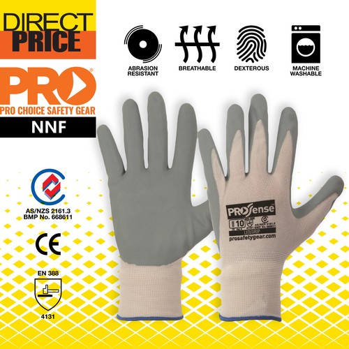 Pro Choice Lite-grip Nitrile Foam On Nylon Liner Gloves X12 - NNF