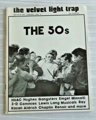 Vintage Magazine The Velvet Light Trap #11 1974 The 50's Siegel ...