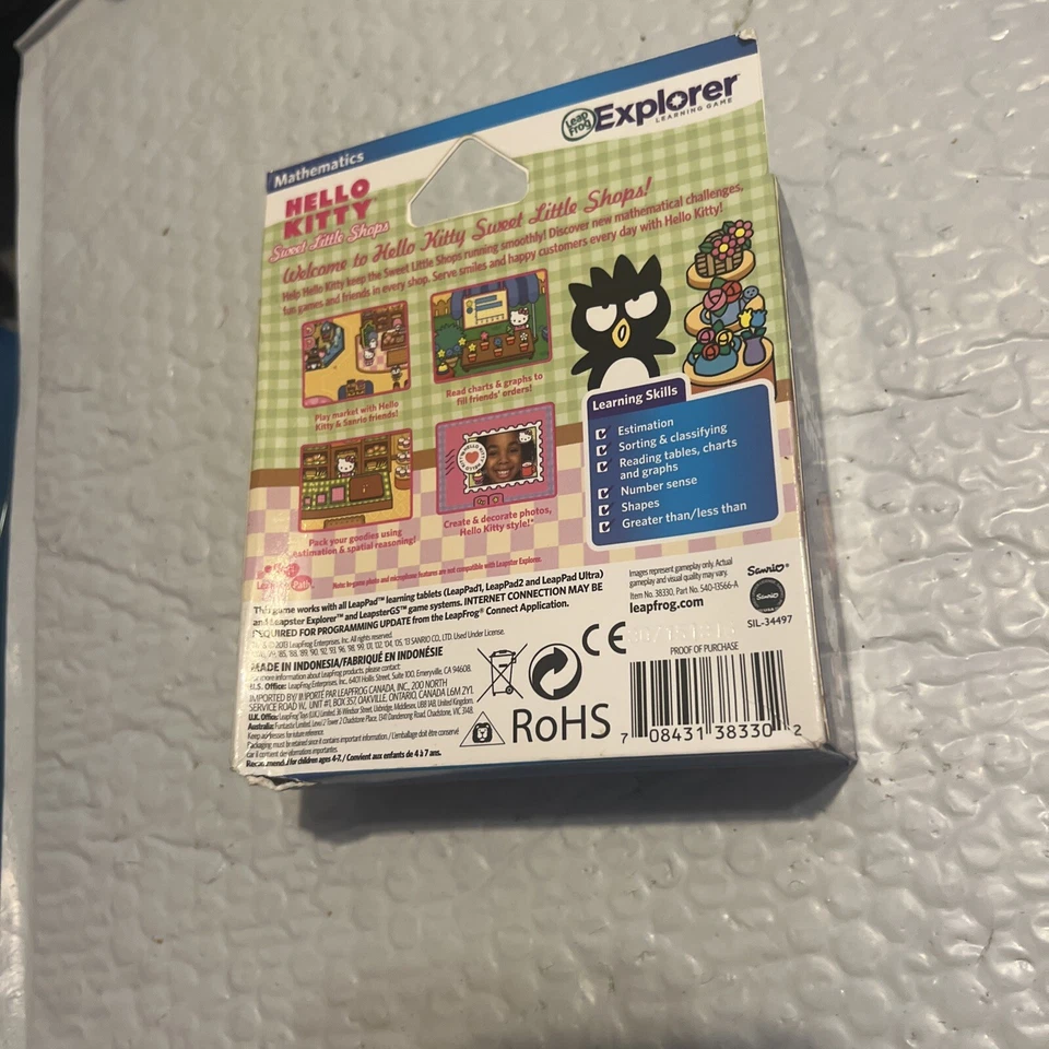 Leap Frog Explorer HELLO KITTY bonus toy  LeapPad Leapster GS New damaged box - Image 2 of 3