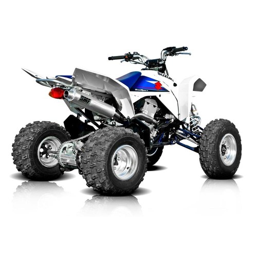 HMF Arctic Cat DVX 400 Slip On Exhaust Gun Metal w/Blk Euro + Jets (04-08) - Picture 3 of 3