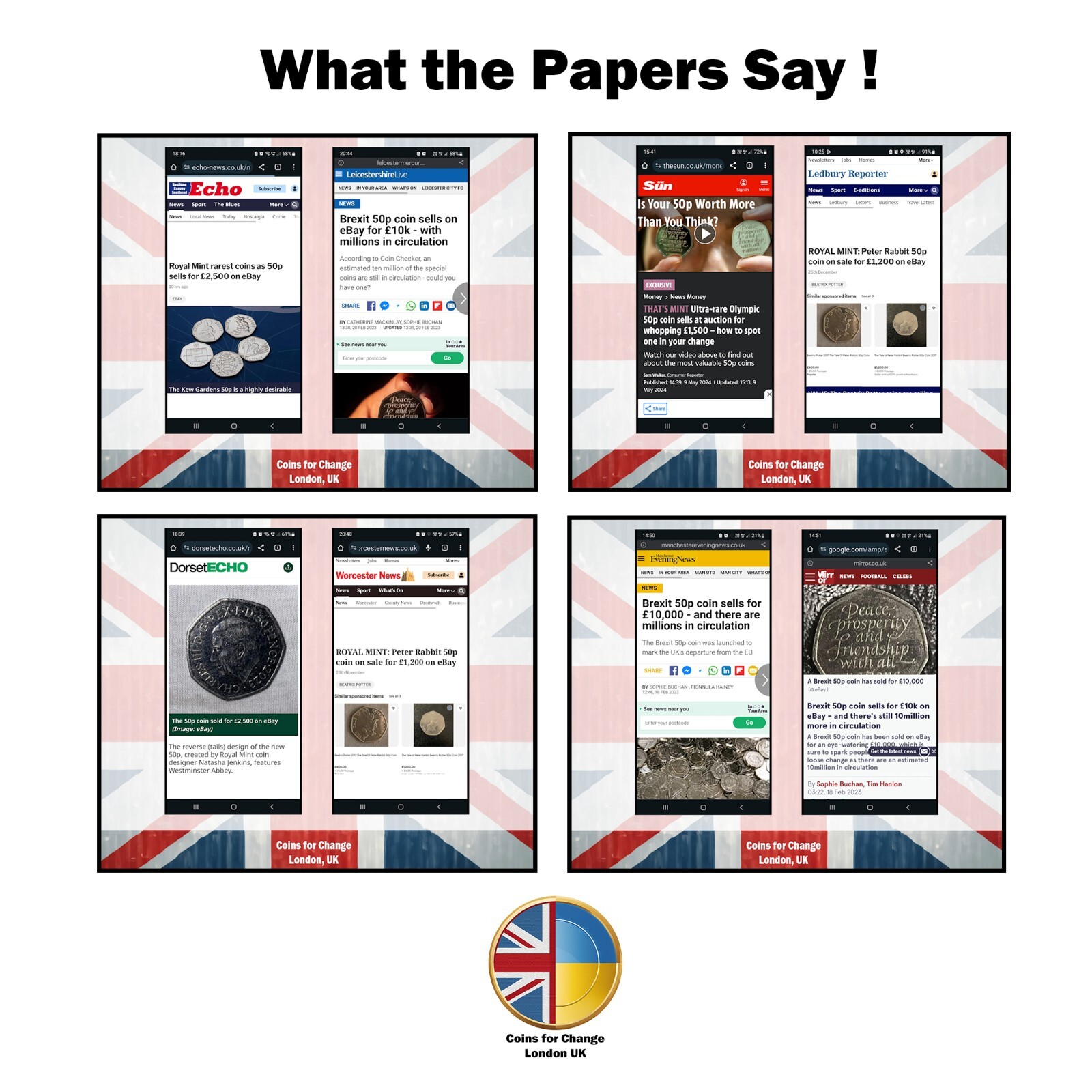 King Charles (Uncrowned) RARE Atlantic salmon 50p coin eBay