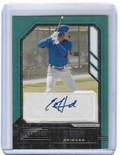 Ed Howard 2021 Panini Chronicles Playbook RC Auto Rookie Autograph CUBS Card