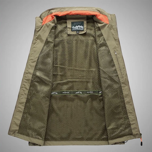 Weste Herren Outdoor Anglerweste Vielen Taschen Arbeitsweste Jagd Freizeitweste - Bild 4 von 18