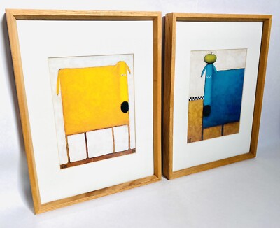 Square Pets Dog By Daniel Patrick Kessler Yellow Dog & Blue Dog