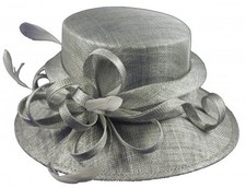 Elegance Collection Sinamay Loops Wedding Hat