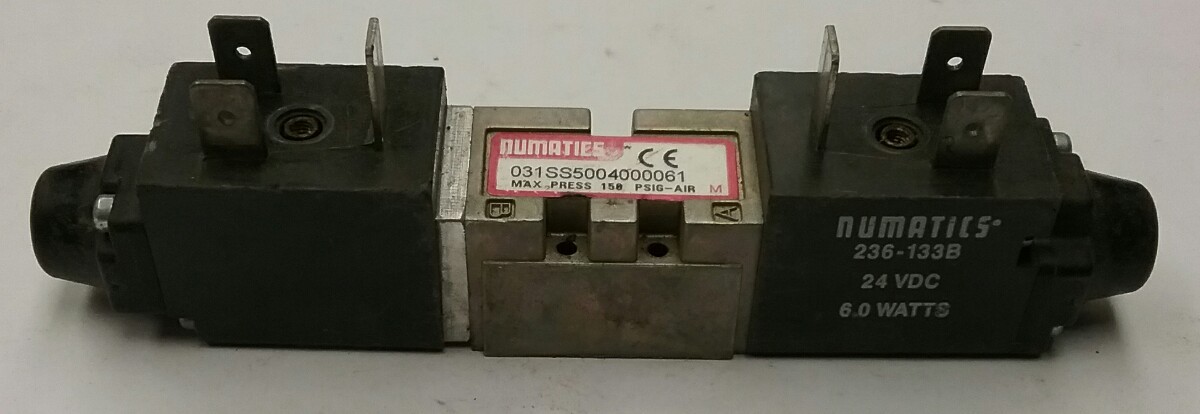 Numatics 031SS5004000061 Solenoid Valve, 236-133B, 24VDC, 6.0WATTs