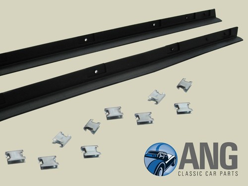 MGB-GT, MGC-GT DOOR DROP GLASS OUTER WEATHERSTRIP SEALS & CLIPS (AHH6348,6349) - Picture 2 of 2