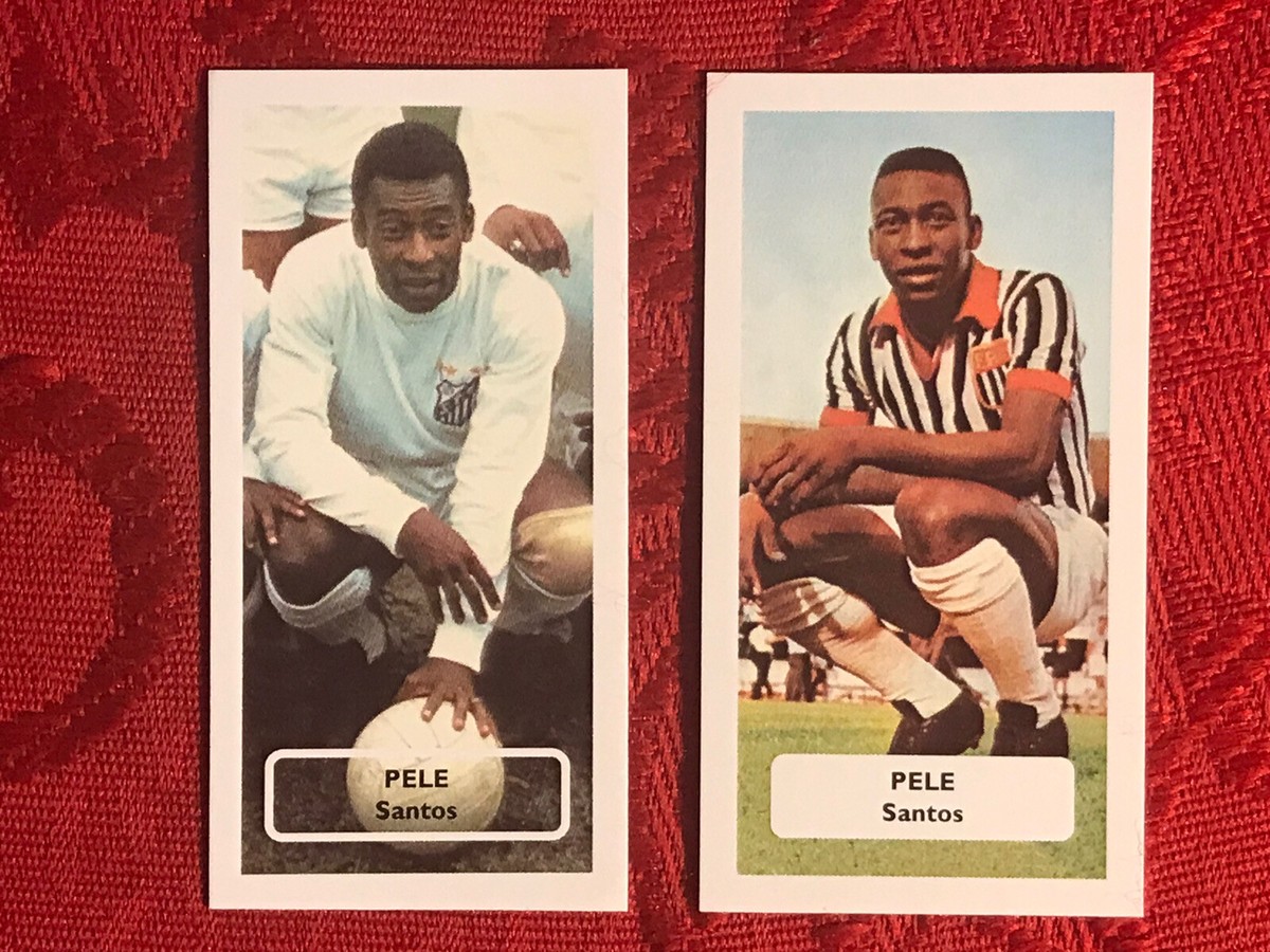 ペレ　pele ブラジル代表　ホサックカード 4枚 Pelé Brazil vintage shirt - Signed