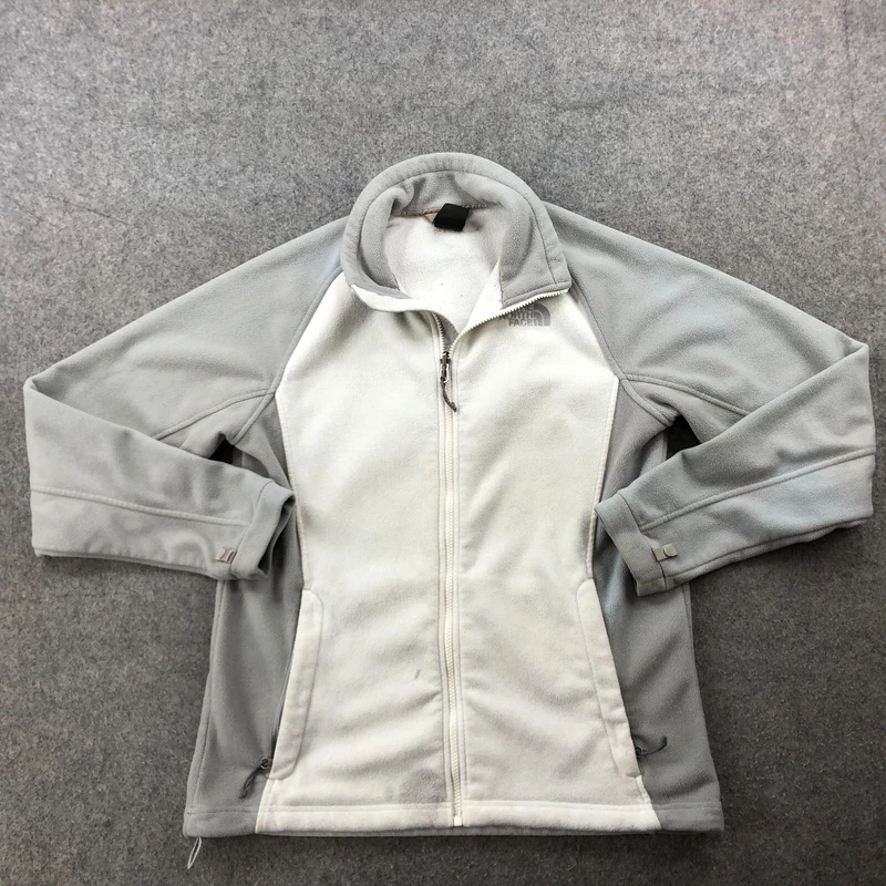 north-face fleece zip hiking casual preppy jacket