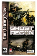 TOM CLANCY'S GHOST RECON - PLAYSTATION 2 PS2 - Instruction Manual Only : No Game