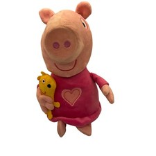 Juguete de peluche musical Peppa Pig con oso de peluche animal de peluche cerdito rosa 12 pulgadas