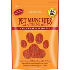 Pet Munchies Chicken Breast Fillet Dog Treats 100g Case of 8