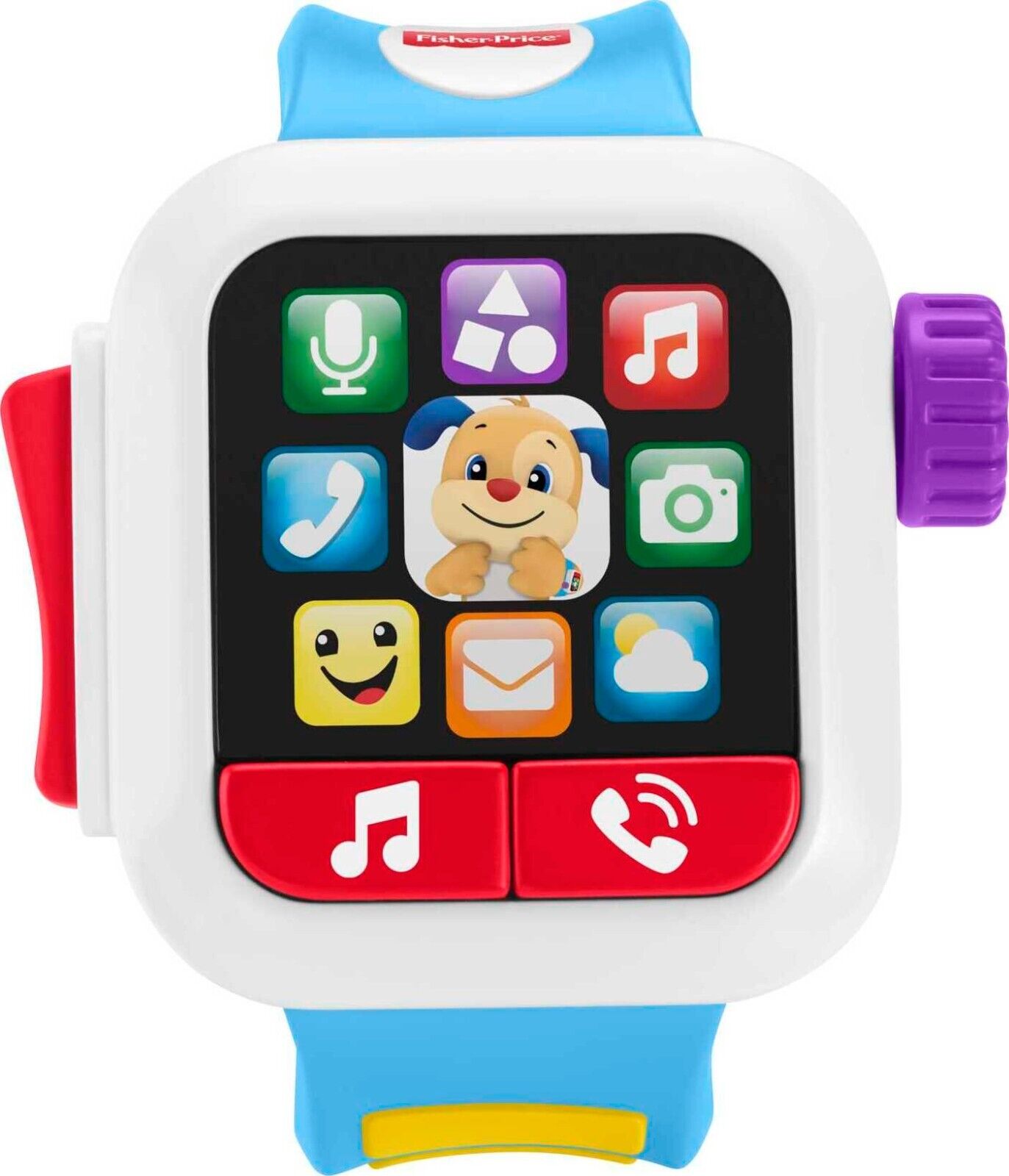 Fisher-Price Laugh & Learn Baby To Toddler Smartwatch Lights Music Ages 6 Month+