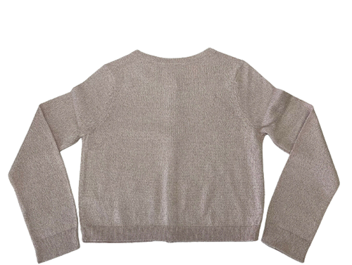 The children's place Girls' pink tinge cardigan Sweater Metallic Size L (10/12) - Picture 2 of 5