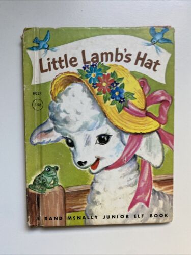Little Lamb's Hat Rand McNally Junior Elf Children's Book Vintage 1952 - Picture 1 of 14