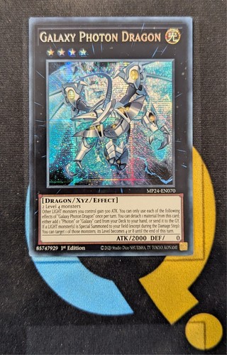 MP24-EN070 Galaxy Photon Dragon Prismatic Secret Rare 1st Ed YuGiOh