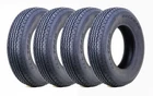 4 ROCKMAN Trailer Tires ST205/75R15 8-Ply Load Range D 107M Steel Belted Radial